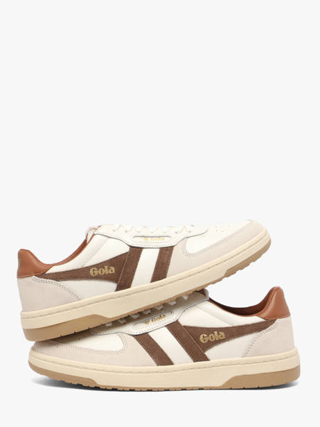 Sneakers Uit Leder Gola Wit men CMB336WP ander zicht 2