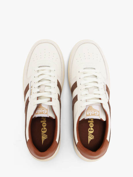 Sneakers Uit Leder Gola Wit men CMB336WP ander zicht 3