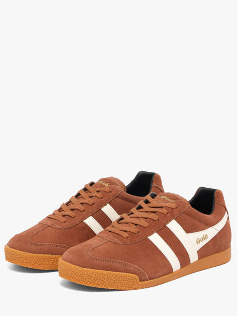 Sneakers Uit Leder Gola Bruin men CMA192TI ander zicht 1