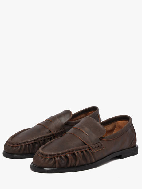 Mocassins Uit Leder Pavement Bruin women 24139779 ander zicht 1