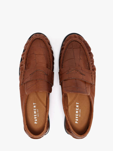 Mocassins Uit Leder Pavement Bruin women 24139052 ander zicht 3
