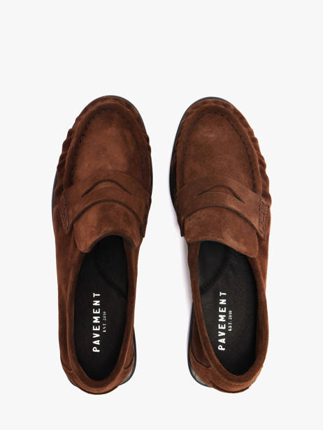 Mocassins Uit Leder Pavement Bruin women 24139347 ander zicht 3