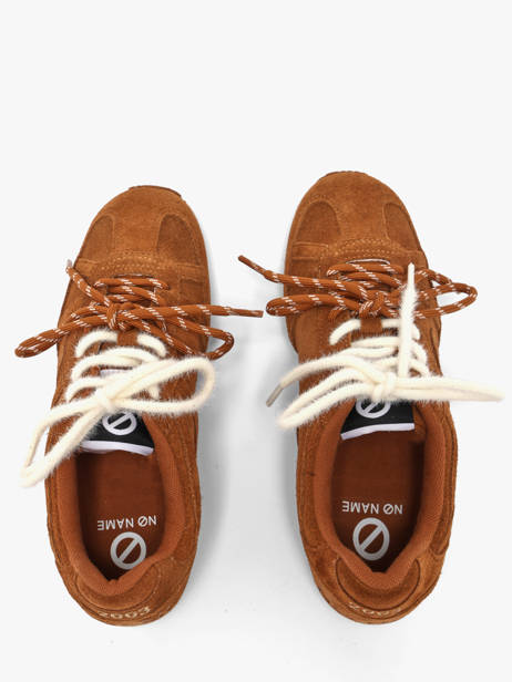 Sneakers Uit Leder No name Bruin women TNERA904 ander zicht 3