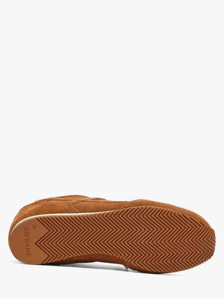 Sneakers Uit Leder No name Bruin women TNERA904 ander zicht 4