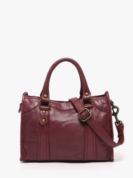 Cross Body Tas Cow Leder Basilic pepper Rood cow BCOW72 ander zicht 4