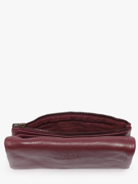 Portefeuille Cow Leder Basilic pepper Rood cow BCOW96 ander zicht 2