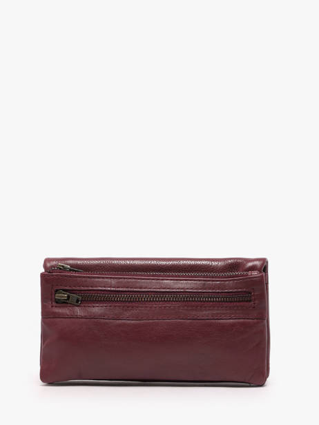 Portefeuille Cow Leder Basilic pepper Rood cow BCOW96 ander zicht 3