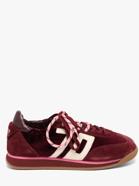 Sneakers Uit Leder Back 70 Rood women 63