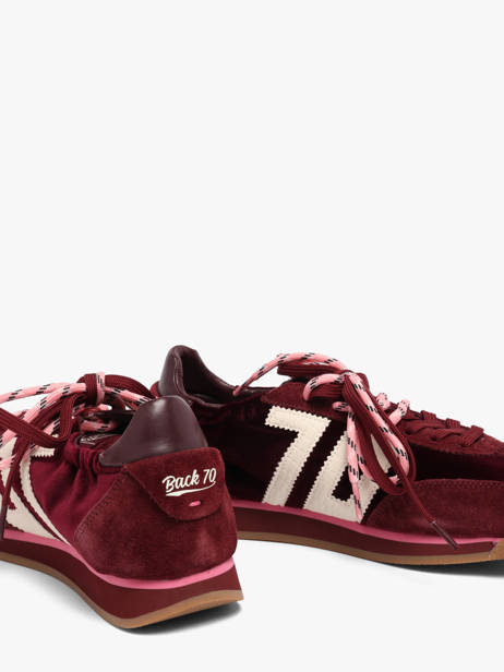 Sneakers Uit Leder Back 70 Rood women 63 ander zicht 2