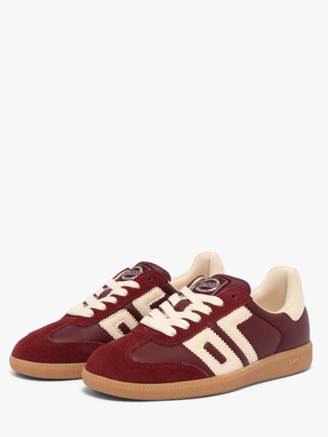 Sneakers Uit Leder Back 70 Rood women 214 ander zicht 1