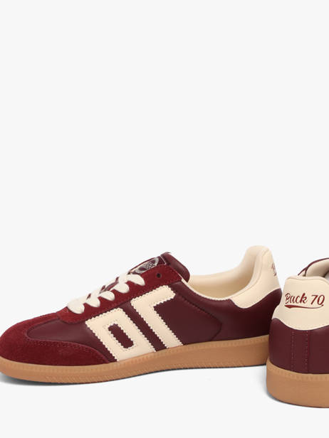 Sneakers Uit Leder Back 70 Rood women 214 ander zicht 2
