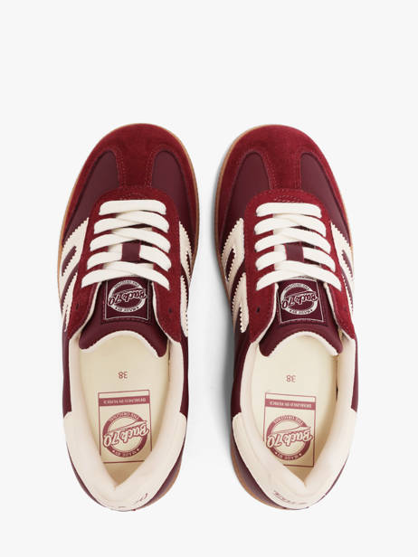 Sneakers Uit Leder Back 70 Rood women 214 ander zicht 3