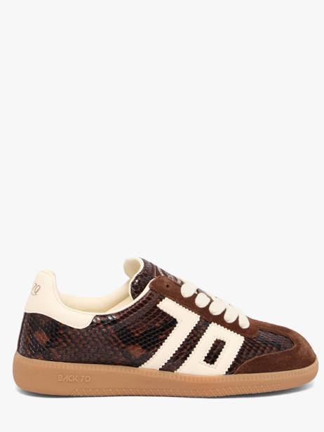 Sneakers Uit Leder Back 70 Bruin women 239
