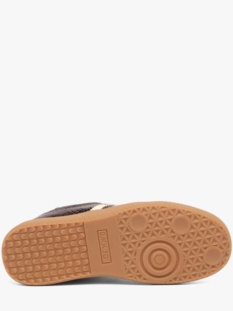 Sneakers Uit Leder Back 70 Bruin women 239 ander zicht 4