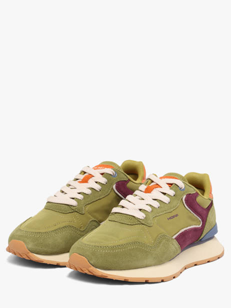 Sneakers Uit Leder Hoff Groen women 22602401 ander zicht 1