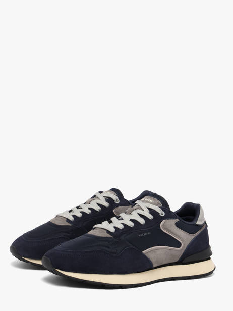 Sneakers Uit Leder Hoff Blauw men 22602409 ander zicht 1