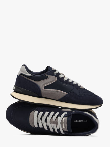 Sneakers Uit Leder Hoff Blauw men 22602409 ander zicht 2