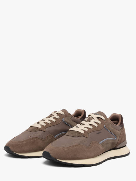 Sneakers Uit Leder Hoff Bruin men 22602410 ander zicht 1