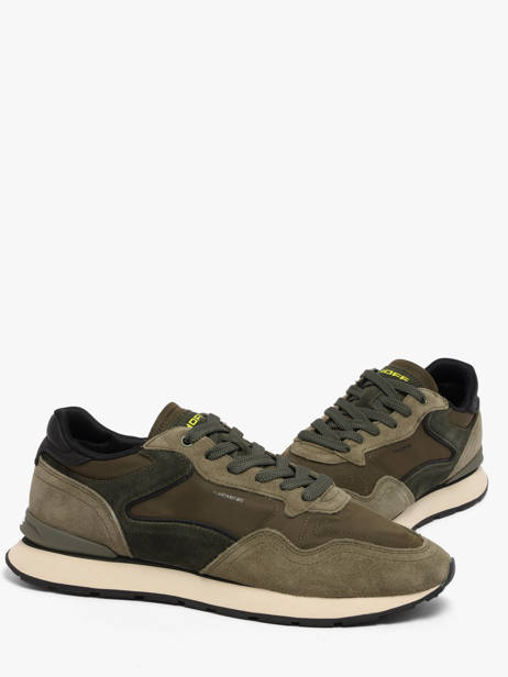 Sneakers Uit Leder Hoff Groen men 22602411 ander zicht 2