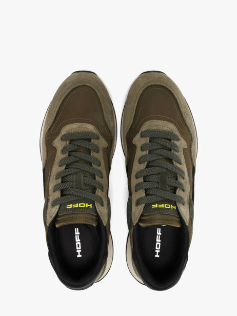 Sneakers Uit Leder Hoff Groen men 22602411 ander zicht 3