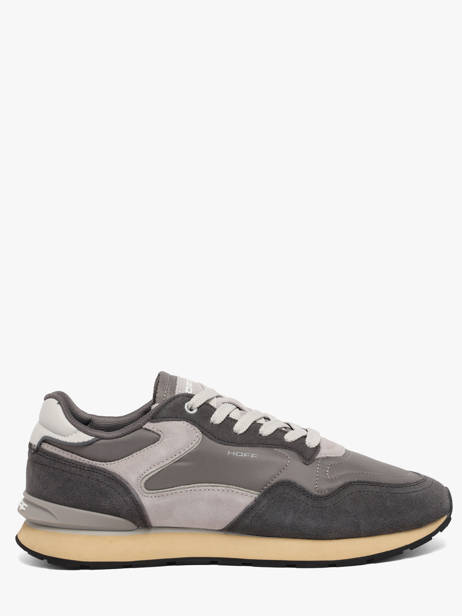 Sneakers Uit Leder Hoff Grijs men 22602417