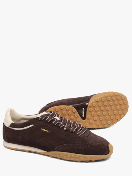 Sneakers Uit Leder Hoff Bruin women 22661420 ander zicht 2