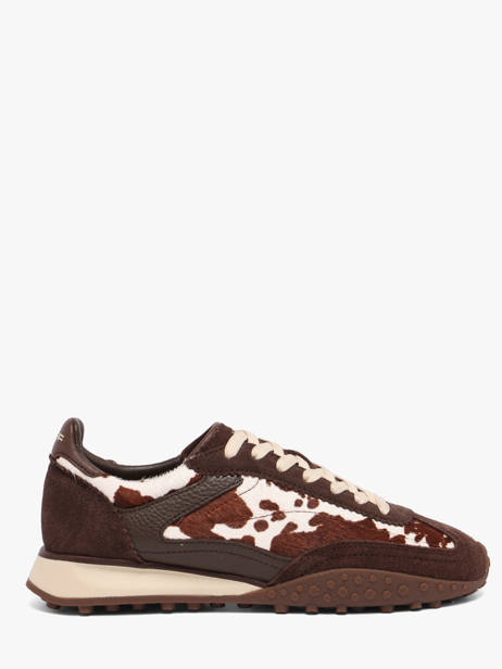 Sneakers Uit Leder Hoff Bruin women 22659412