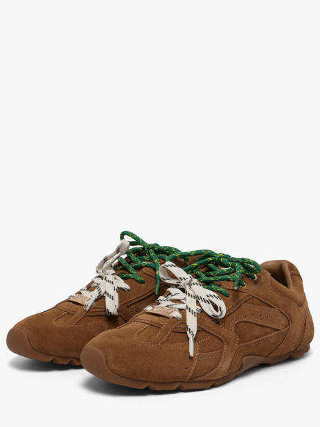 Sneakers Uit Leder Steve madden Bruin women 11005159 ander zicht 1