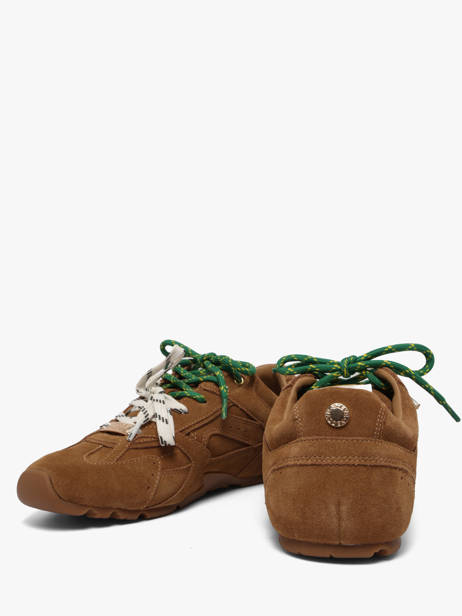 Sneakers Uit Leder Steve madden Bruin women 11005159 ander zicht 2