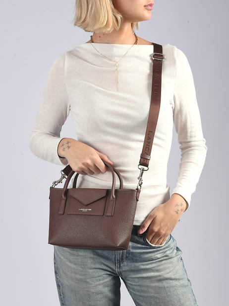 Cross Body Tas Maya Double Kba Lancaster Bruin maya double kba 101 ander zicht 1