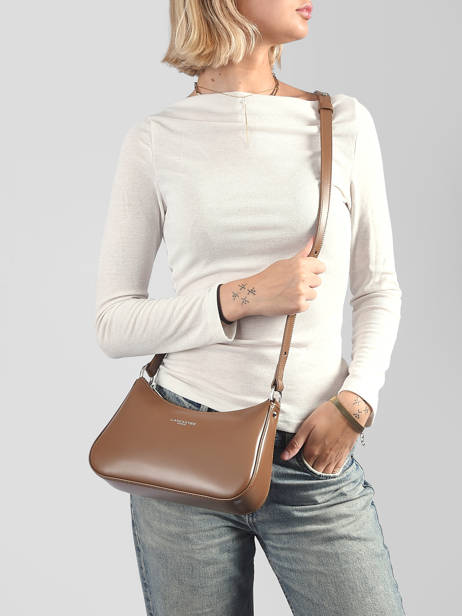 Cross Body Tas Suave Leder Lancaster Bruin suave ace 22 ander zicht 1