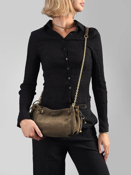 Cross Body Tas Studio Leder Gerard darel Beige studio DES07400 ander zicht 1