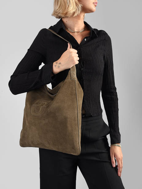 Schoudertas Folk Lady Leder Gerard darel Beige folk lady DES72407 ander zicht 1