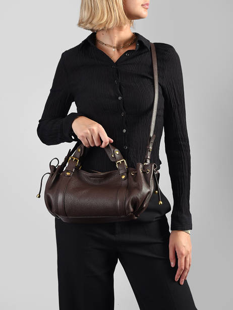 Cross Body Tas Icone Leder Gerard darel Bruin icone DES73440 ander zicht 1