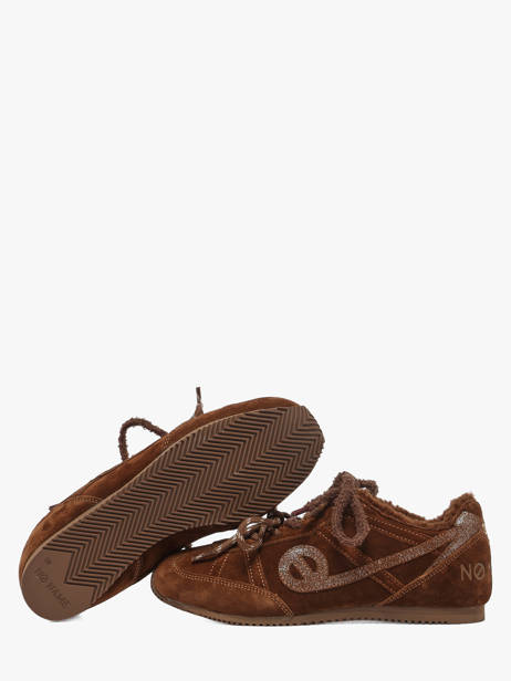 Sneakers Uit Leder No name Groen women TNERSC04 ander zicht 2
