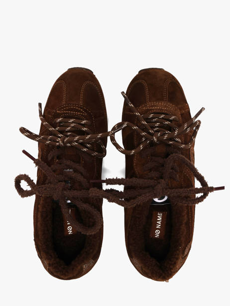 Sneakers Uit Leder No name Groen women TNERSC04 ander zicht 3