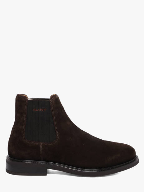 Chelsea Boots Uit Leder Gant Bruin men 33653464