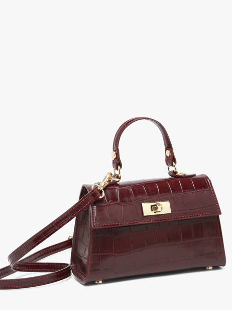 Cross Body Tas Milano Rood cocco balo CB25116 ander zicht 1