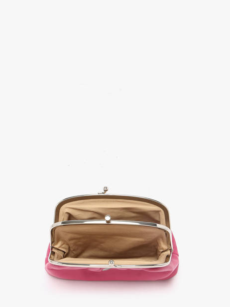 Portemonnee Leder Hexagona Roze coconut E77271 ander zicht 1
