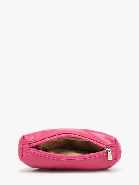 Portemonnee Leder Hexagona Roze coconut E77271 ander zicht 2