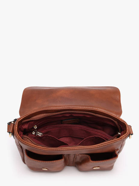 Cross Body Tas Toscane Hexagona Bruin toscane 579732 ander zicht 3