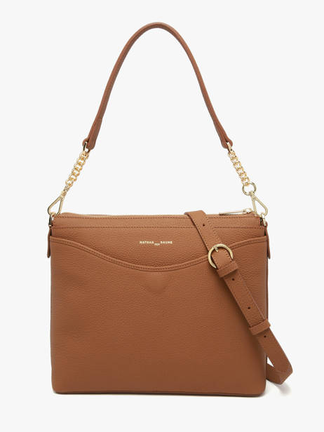 Cross Body Tas Greta Leder Nathan baume Bruin riviera 2 ander zicht 4