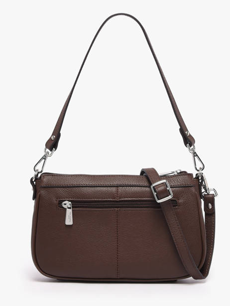 Cross Body Tas Confort Leder Hexagona Bruin confort 462348 ander zicht 3