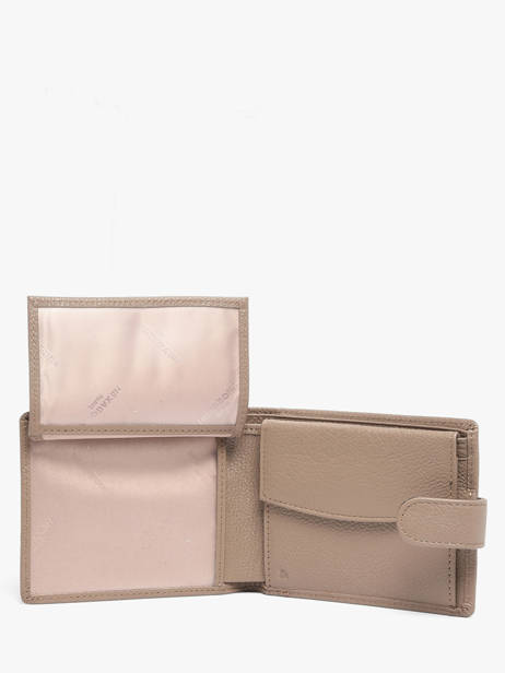 Portefeuille Leder Hexagona Beige confort 461050R ander zicht 2