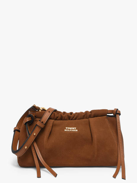 Cross Body Tas Th Soft Leder Tommy hilfiger Bruin th soft AW19010