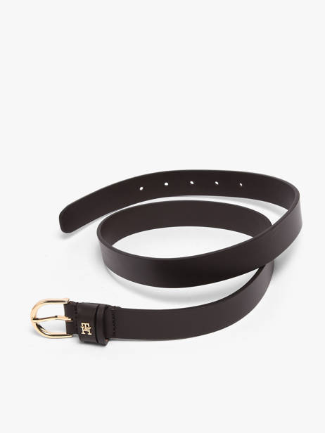 Riem Tommy hilfiger Bruin belt AW16836 ander zicht 2