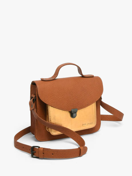 Cross Body Tas Dore Leder Paul marius Bruin dore GEORGDOR ander zicht 1