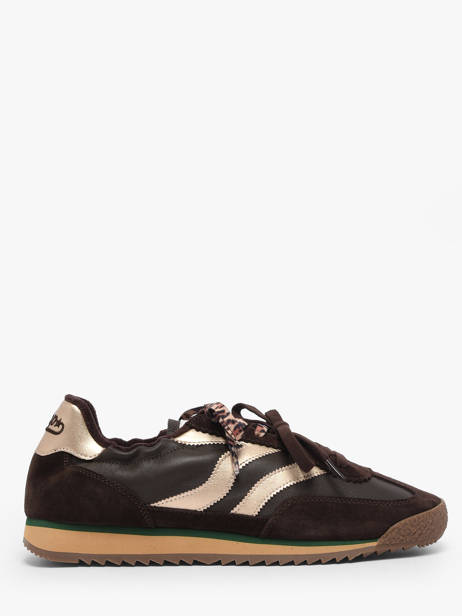 Sneakers Uit Leder Mrp star Bruin women 21