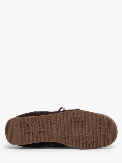 Sneakers Uit Leder Mrp star Bruin women 21 ander zicht 4