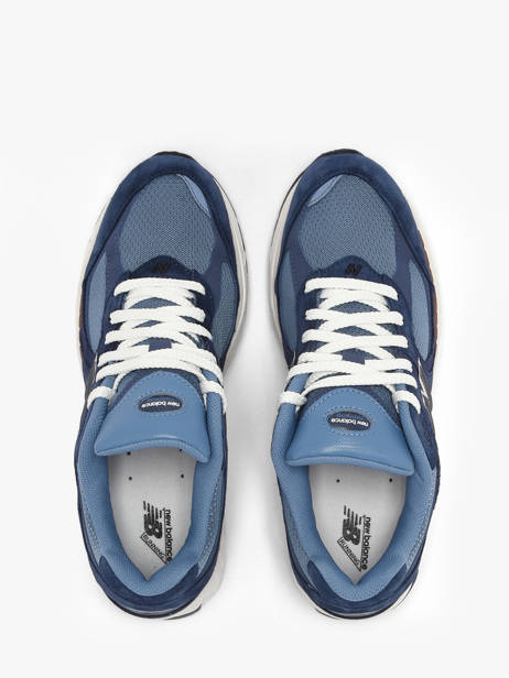 Sneakers Uit Leder New balance Blauw men U20022JF ander zicht 3